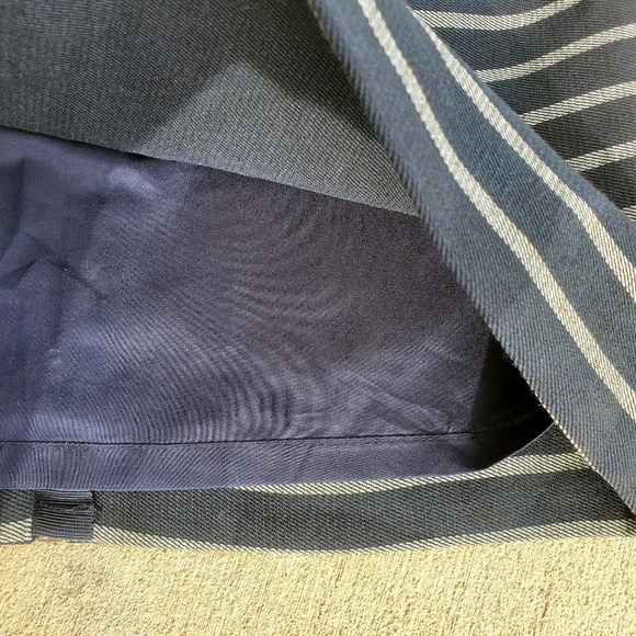 THE LIMITED | FRONT ZIP STRIPED CASUAL MINI SHORT SKIRT WOMEN'S SIZE 0 - Picture 8 of 12